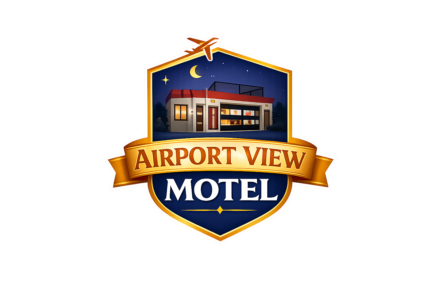 airport view motel logo